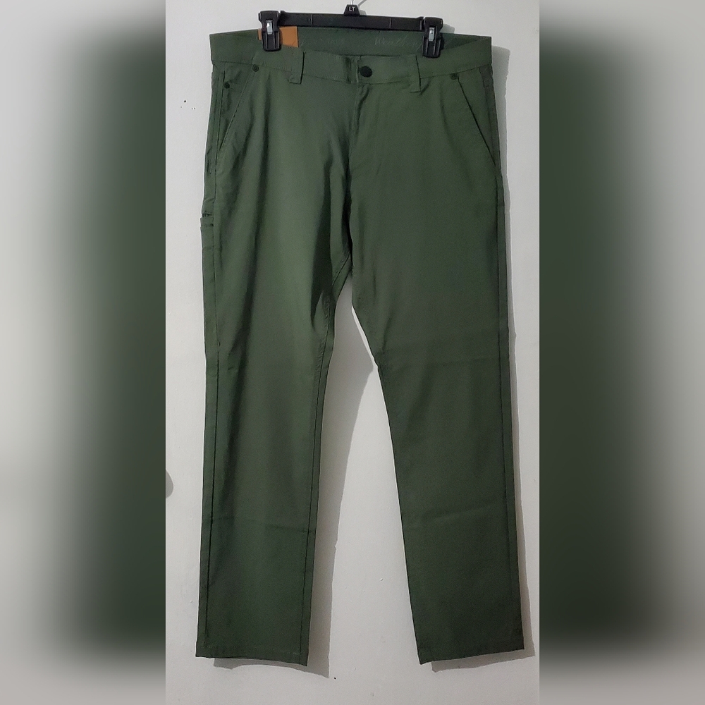 Men's, Original Weatherproof Vintage Tech Utility Green Pants. NWT